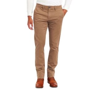 Jachs New York Flannel Lined Tan Chinos Bowie Fit 36×30 NWT Slim Fit